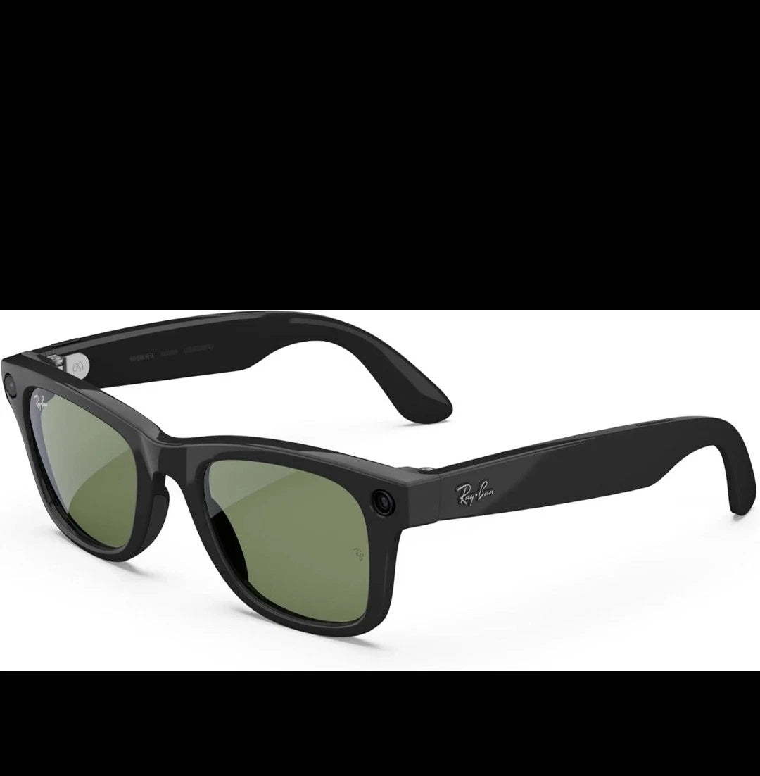 Ray-Ban | Meta Wayfarer (Gen 2) - Shiny Black, Green lenses