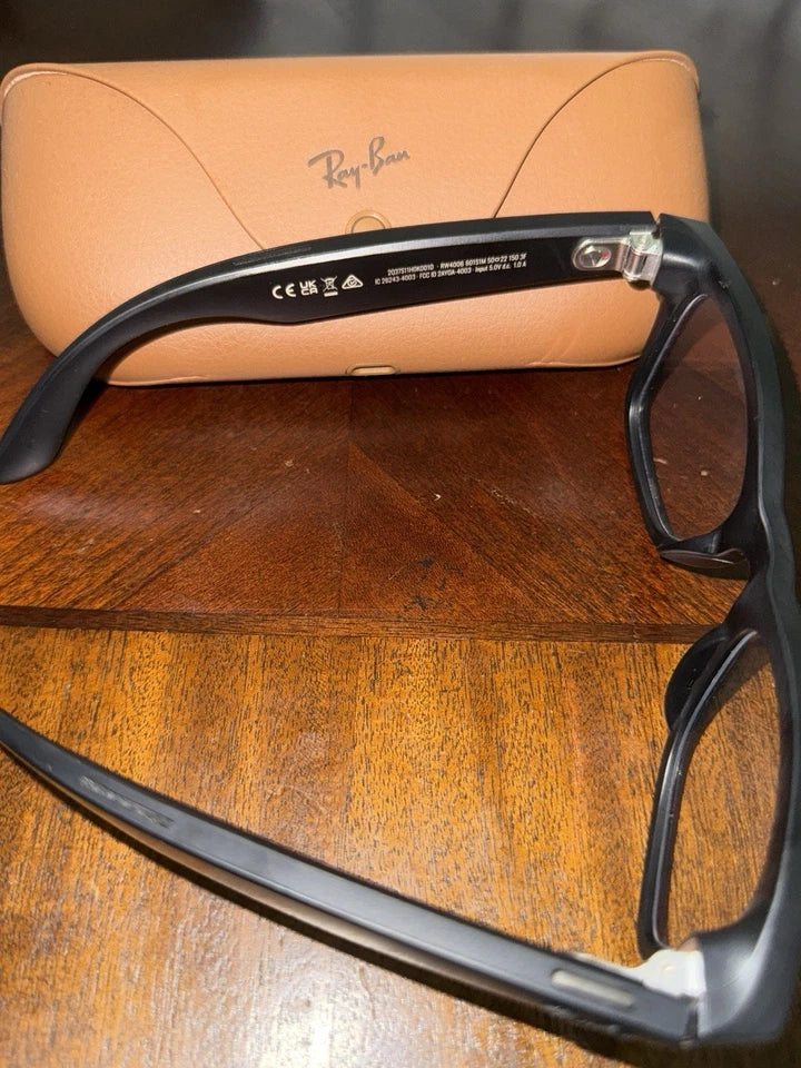 Ray-Ban Meta Wayfarer Smart Glasses Matte Black